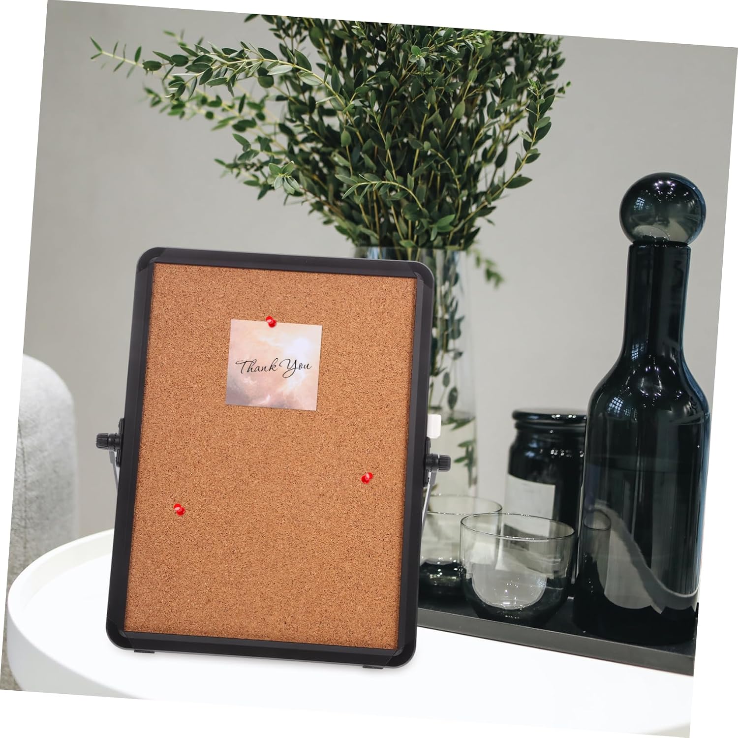 Cork Board for Wall Decor Office Corkboard Bulletin Board for Classroom Photo Display Frame