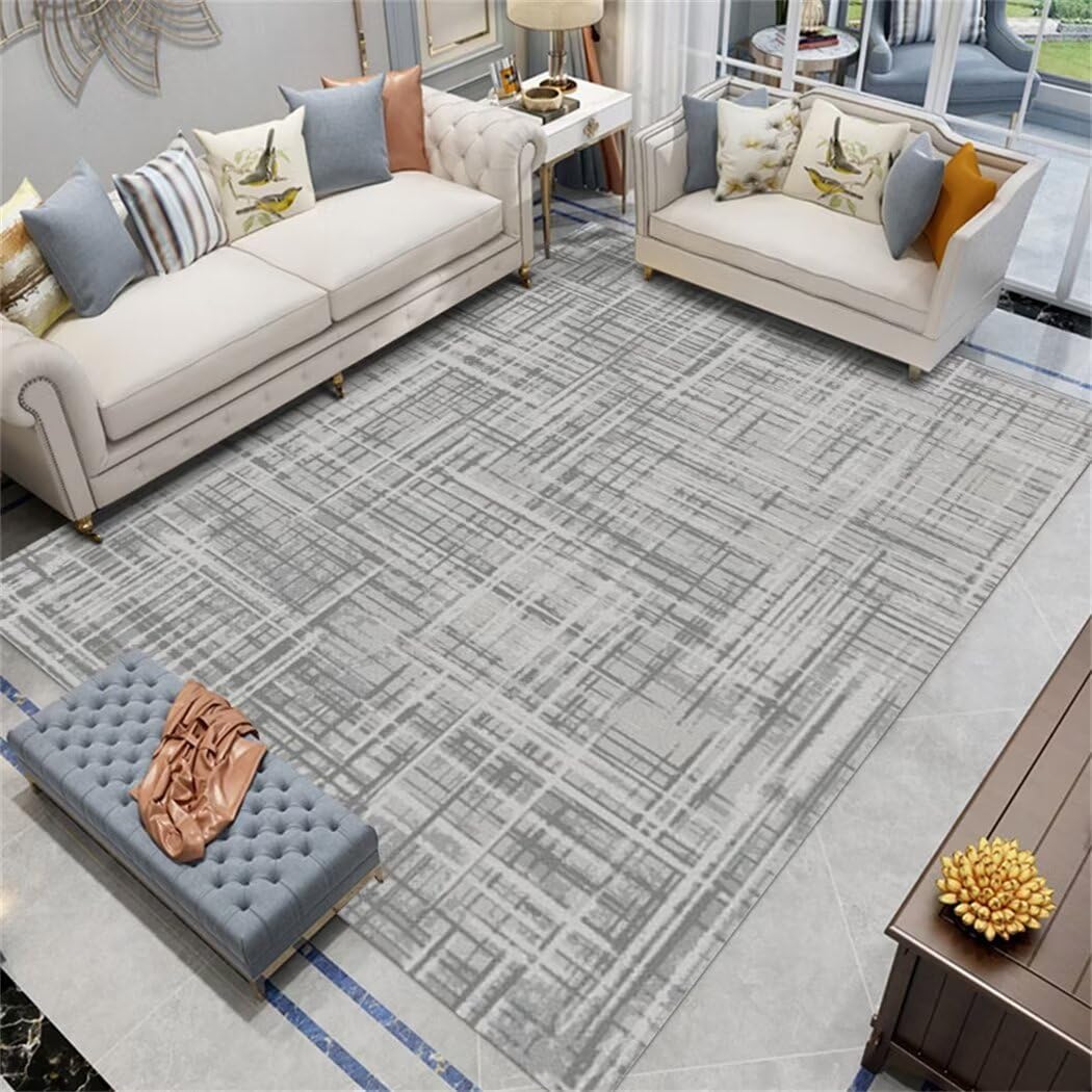 Tapis de couloir gris et décoration pour chambre de fille cocooning