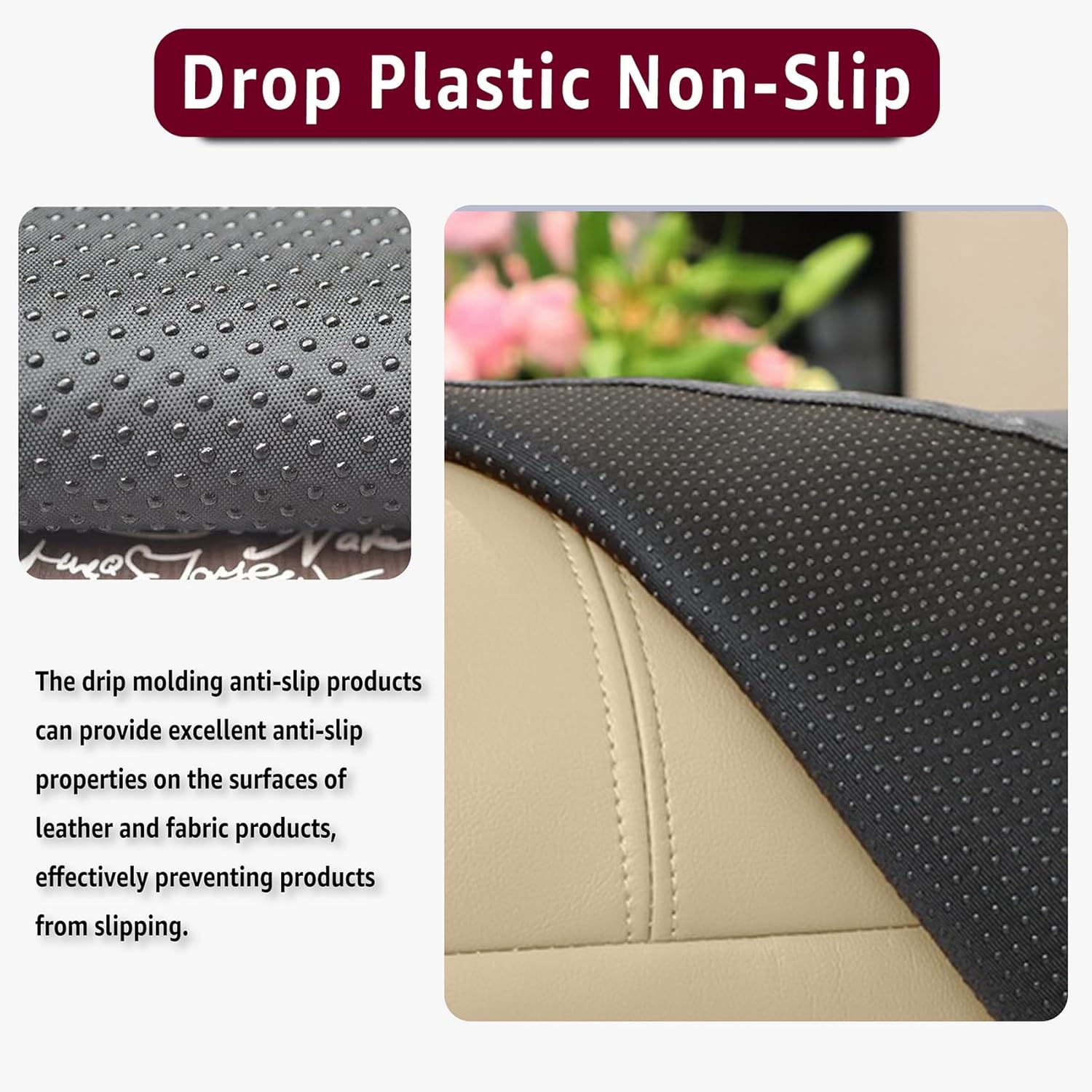 Non Slip Soft Velvet Recliner Chair Covers,Recliner headrest Protector,Headrest Cover for Furniture Slipcovers, Sofa Headrest Cover,Theater Seat, Home & Office Chair 17x27, Dark Gray