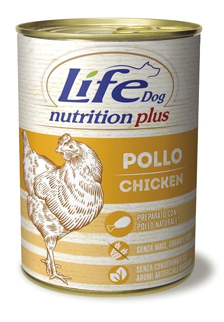 Life Dog 20034 Lata con pezzettoni de Pollo, 400 g