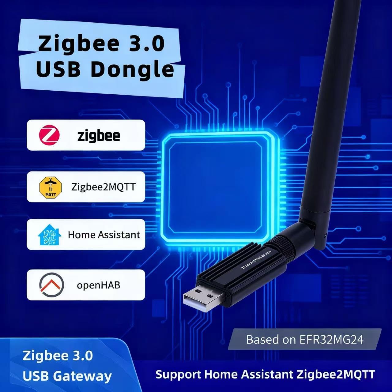 Zigbee 3.0 USB Dongle EFR32MG24 – Zigbee Coordinator for Home Assistant, Zigbee2MQTT & OpenHAB 7 71sfCiTKGyL. AC SL1280