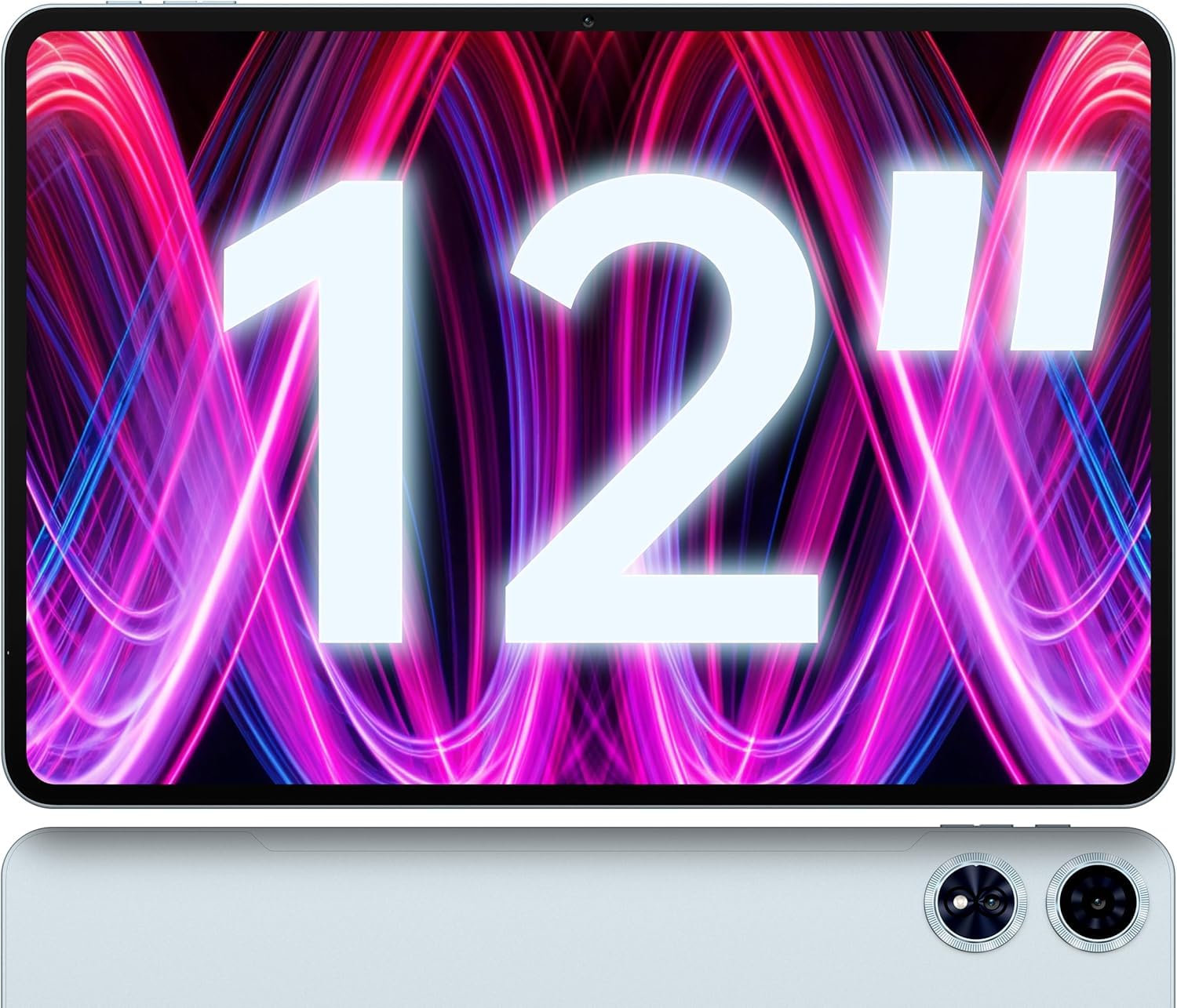 TECLASTTablet 12 inch Android 14 Tablets, T60Plus with 128GB Storage(Expand to 1TB), 2000 * 1200 2K IPS Screen, 90Hz Refresh Rate, G88 8-Core CPU 2.0Ghz, 8000mAh, 5G WiFi+4G LTE, GPS,Gaming Tablet