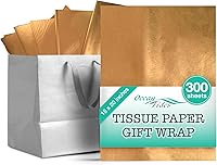 Vista 52 de Ocean Tides 100 hojas (14 x 20 pulgadas) de papel de regalo de Navidad, papel de seda de regalo a granel para manualidades, cumpleaños y vacaciones