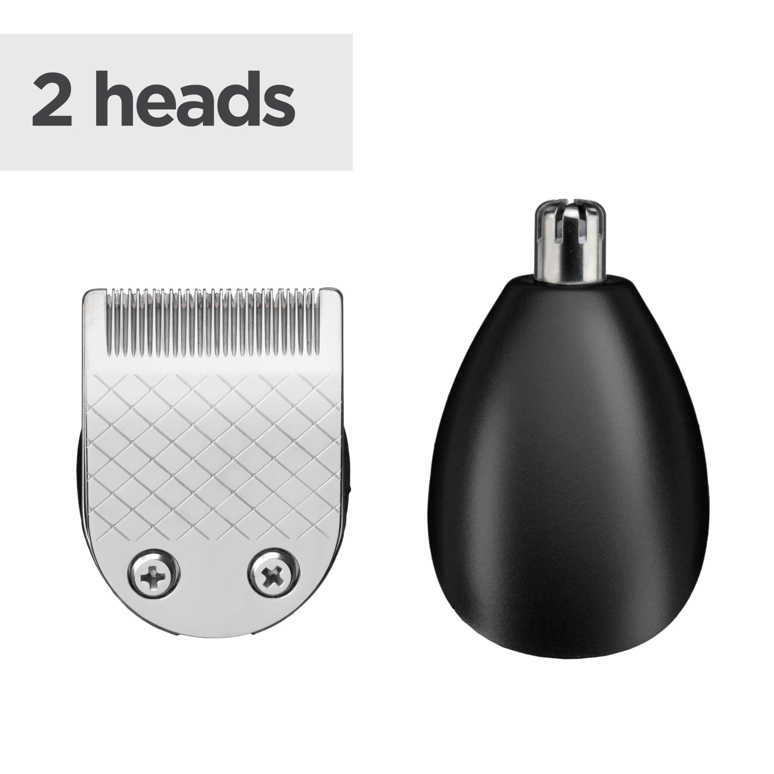 BaByliss Lithium Power Bartschneider Schnurlos Inklusive Nasenhaartrimmer Wasserdicht Geschenke für Männer Schwarz