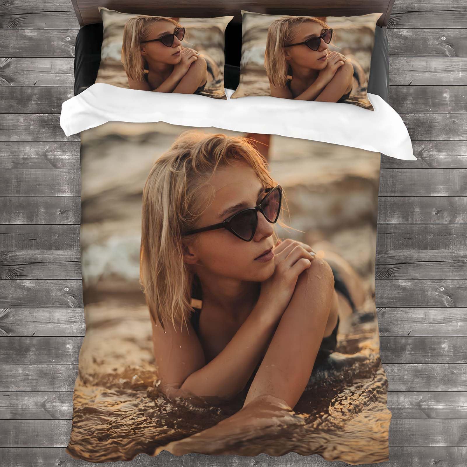 Copripiumino personalizzato,set di biancheria da letto personalizzato con foto/testo/logo,design fai da te,speciale per amici,coppie,compleanno,anniversario,220 x 240cm
