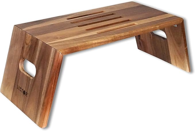 Soporte Plegable de Madera Acacia para Laptop Victor DC075 miniatura 2