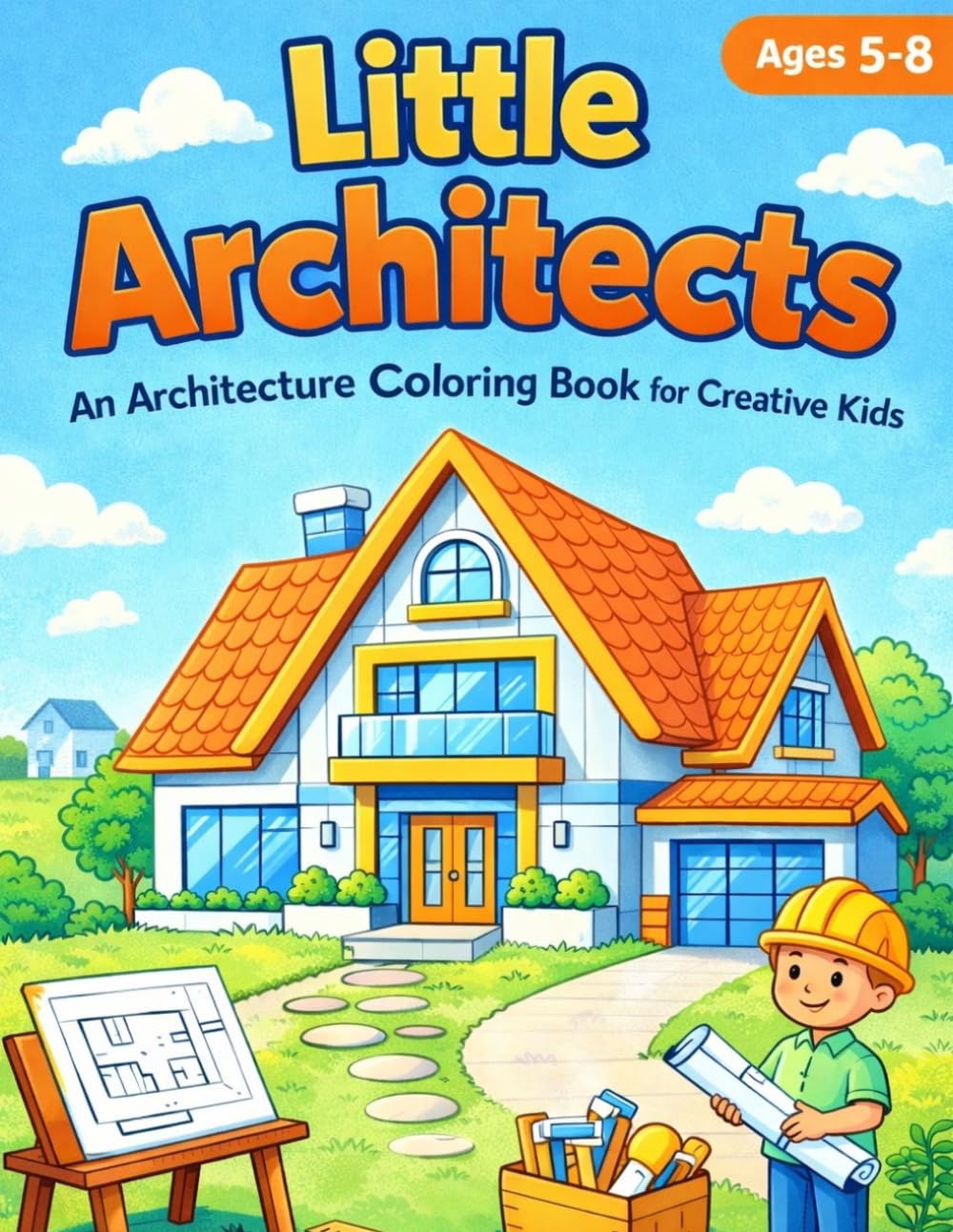 Little Architects: An Architecture Coloring Book for Creative Kids