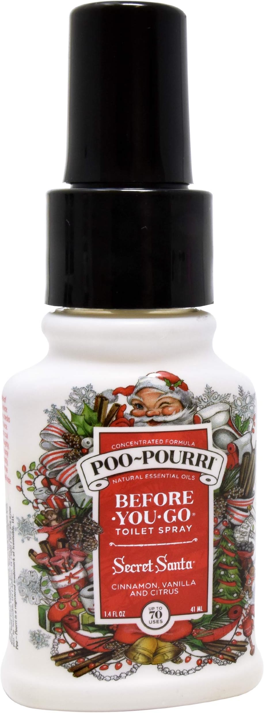 Poo-pourri Secret Santa in New 1 Ounce Size "Spritz the Bowl and No ONE Will Know"