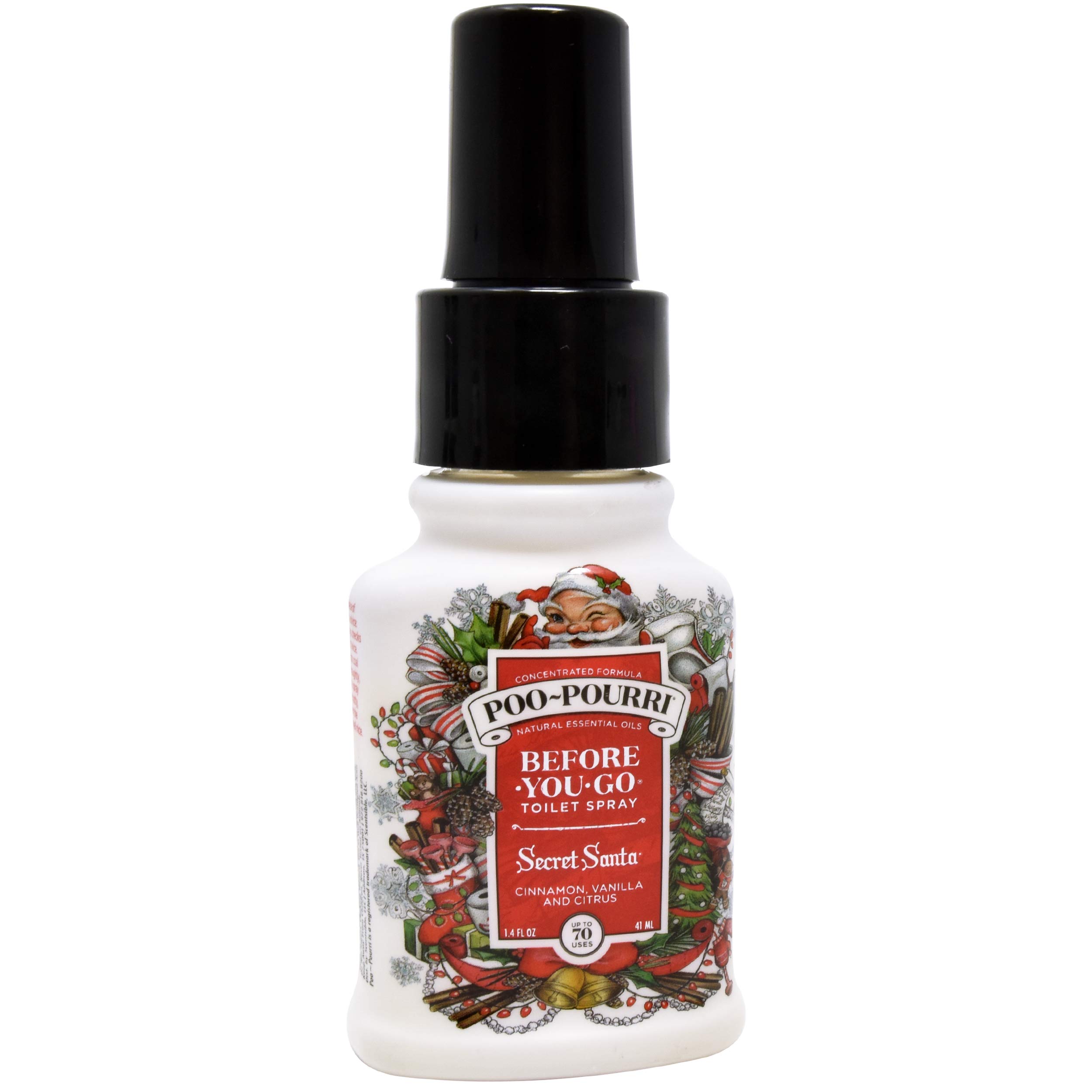 Poo-pourri Secret Santa in New 1 Ounce Size "Spritz the Bowl and No ONE Will Know"