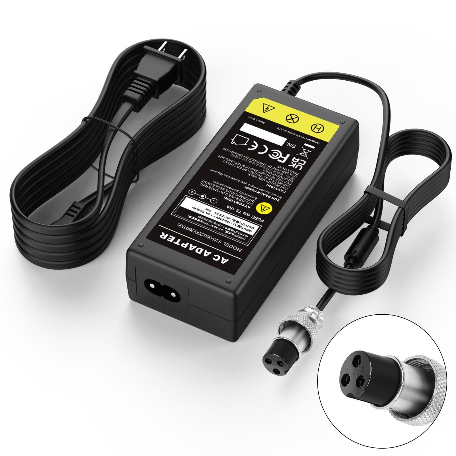 Photo 1 of 24V 2A Electric Bike Scooter Battery Fast Charger for Razor CC2420 E100 E125 E150 E175 E200 E225S E300 E325S E500 MX350 MX400 PR200 Pocket Mod Rocket, Dirt Quad, Mini Chopper Sunl City Express etc.