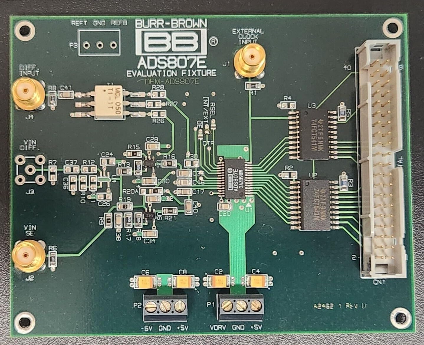 DEM-ADS807E Compatible with Texas Instruments Evaluation Fixture for ADS807E