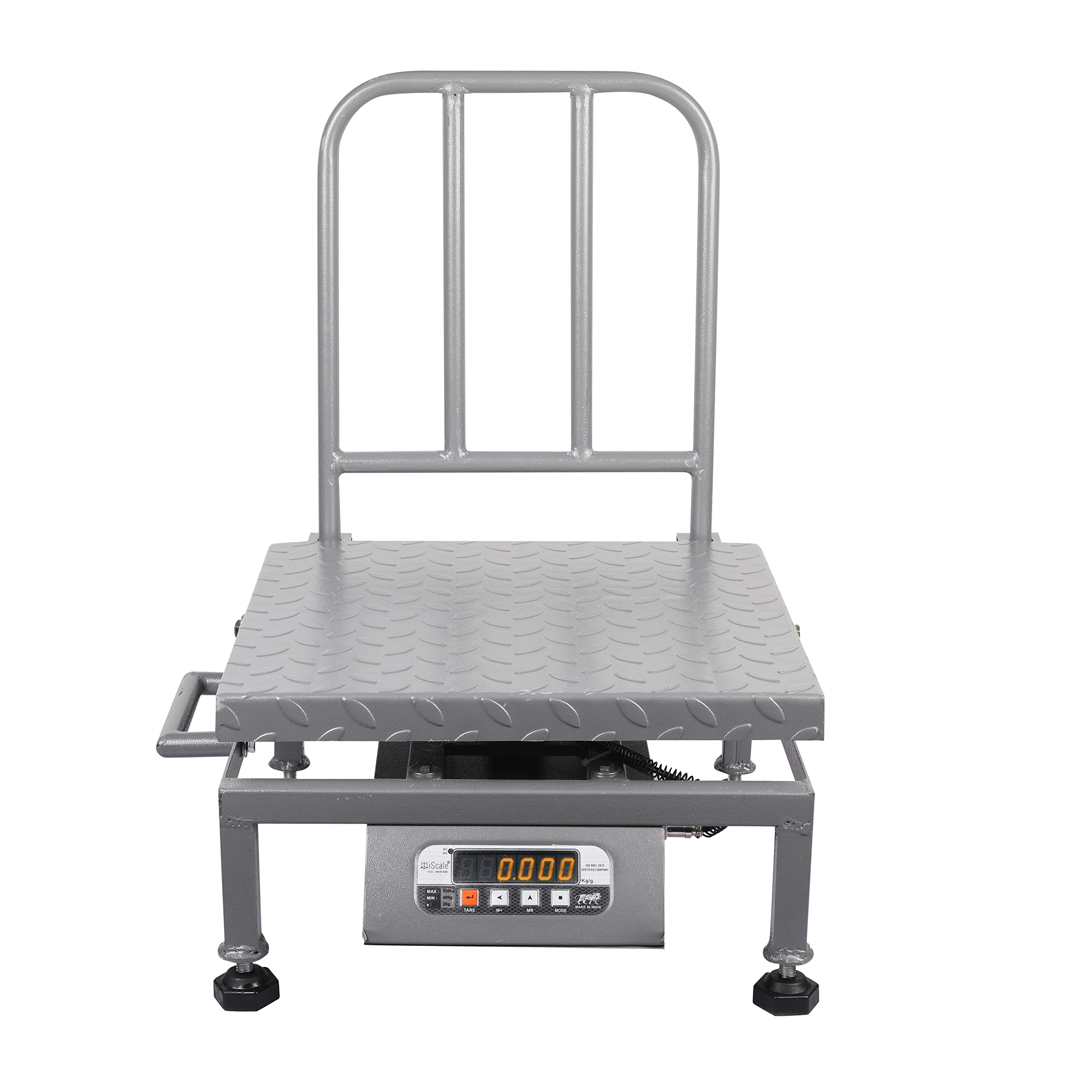 iScale i-23 Capacity 100kg x 10g Accuracy, Portable/Mobile Digital Weighing Scale with Front Back Double Red Display & Detachable Handle, Heavy-Duty Mild Steel Pan,16x16" for all Commercial Uses (B0BCZ6W24F) Amazon Price History, Amazon Price Tracker