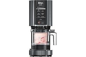 Ninja NC299AMZ CREAMi Ice Cream Maker, Multifuncional para Helados, Batidos, Sorbetes y Más
