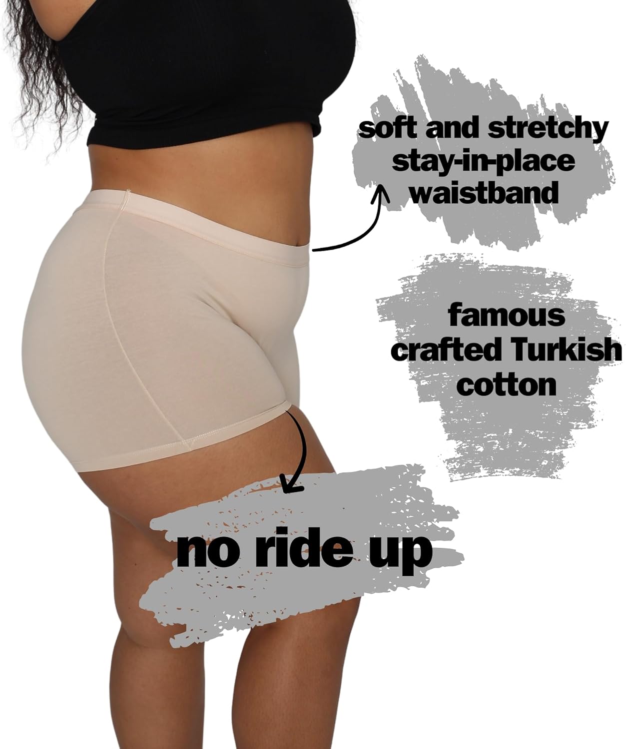 EVARI Women’s Cotton Boyshort Underwear Panties – Breathable Underwear for Women, Tagless Boxer Briefs, Seamless Boy Shorts - Image 5