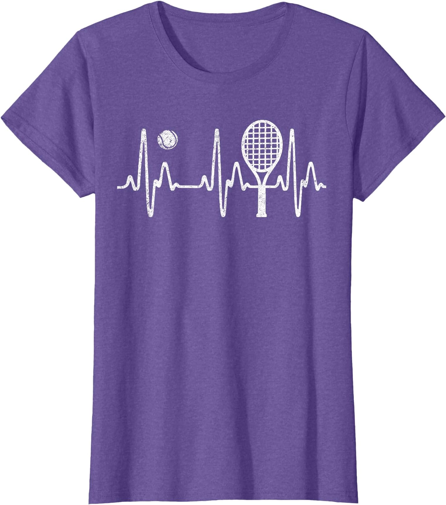 Tennis Heartbeat Shirt Best Tennis Gift Tee for Players Fans T-Shirt