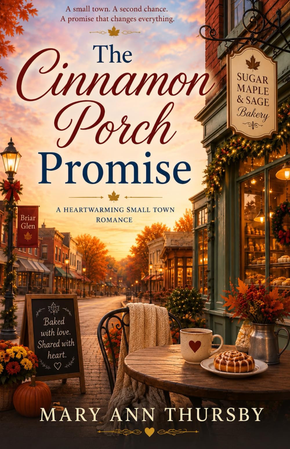The Cinnamon Porch Promise: A Midlife Small Town Romance (The Briar Glen series)