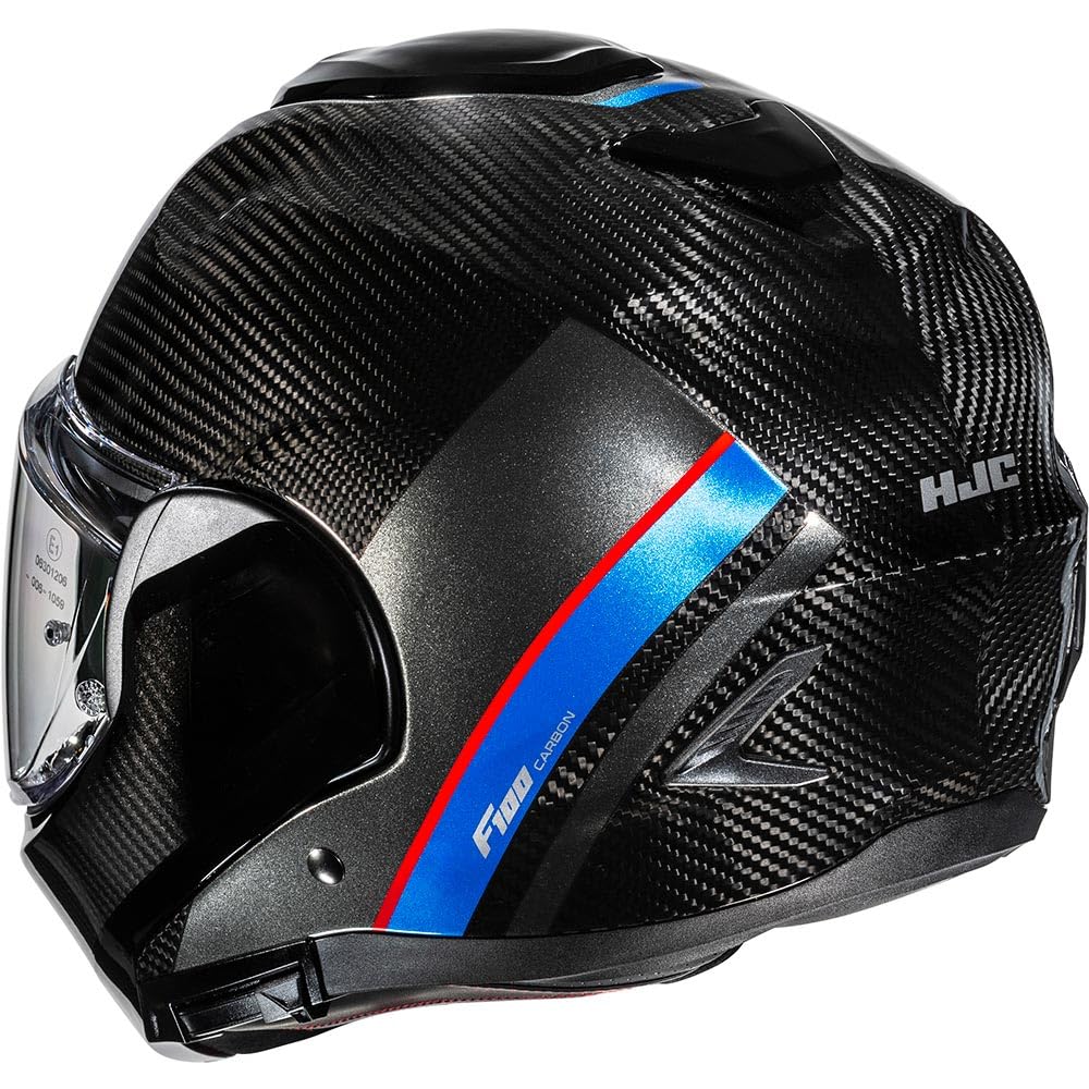 HJC, Casco Moto Modulare F100 CARBON STAN MC21, XS