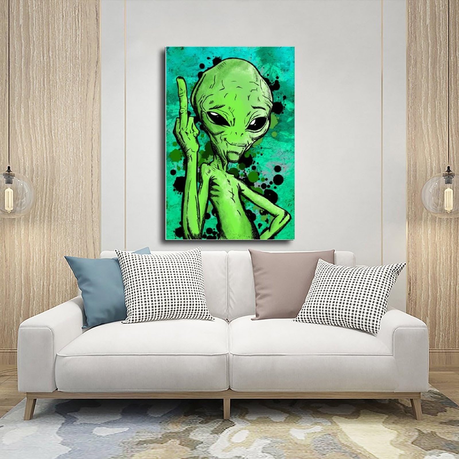 RIELLI Alien Isolation Game 4 Poster su tela, decorazione da parete, per soggiorno, camera da letto, senza cornice: 50 x 75 cm