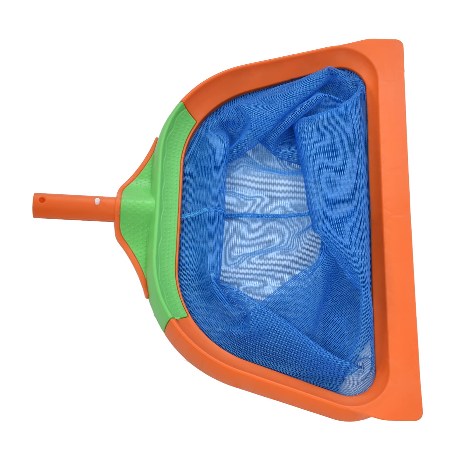 Pool Skimmer Netto - Red de pesca de agua profunda para limpieza de piscinas, color naranja, 19,3 x 16,7 pulgadas