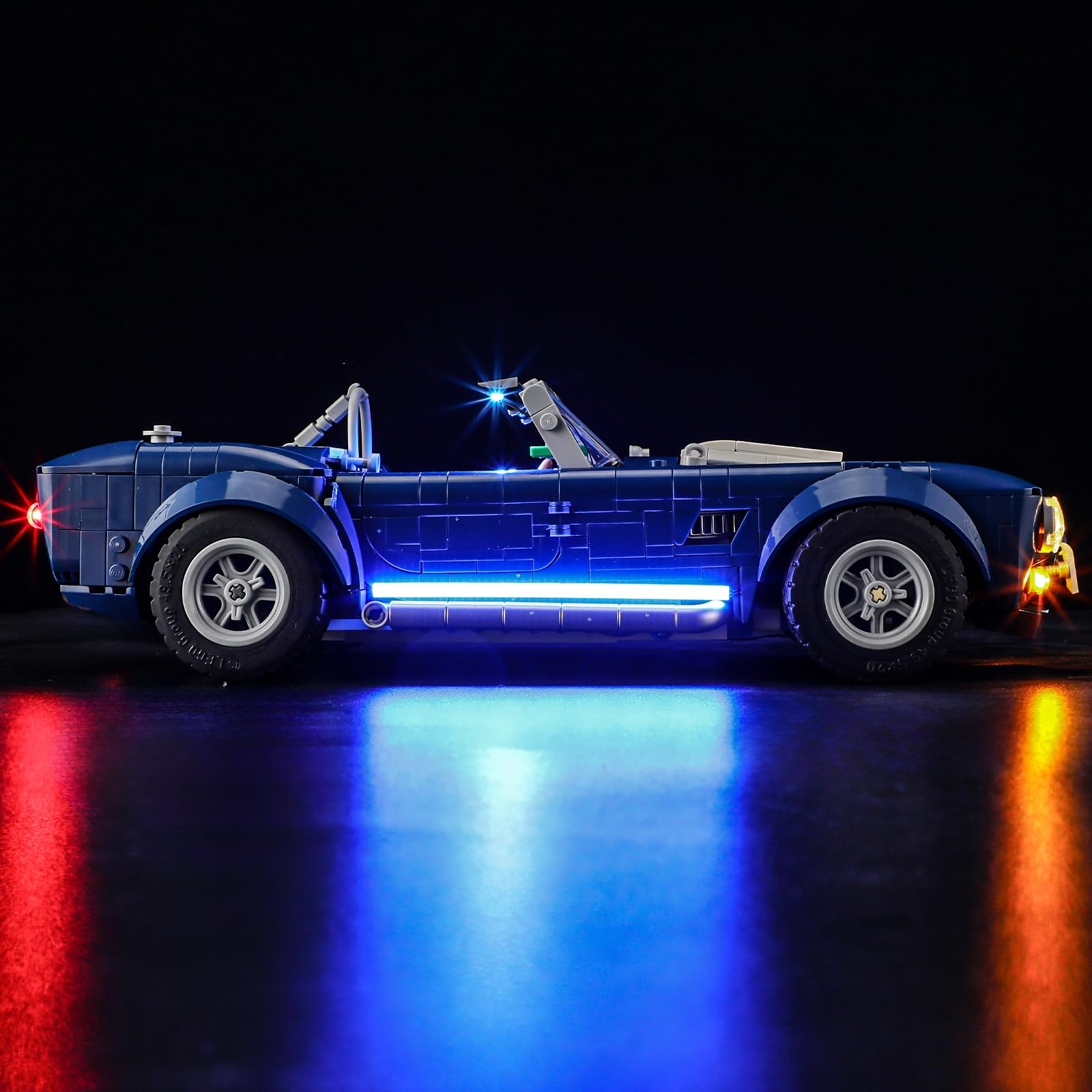 MENZAVA LED Light Set Compatible with LEGO Shelby Cobra 427 S/C Icons 10357 Building Blocks Model - Model Set NOT Included - Image 4