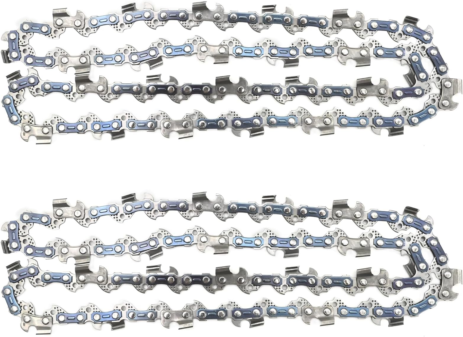 2Packs 14-Inch Chainsaw Chain Replacement for Portland Harbor Freight 64497 64498 3/8" LP 050" 52DL