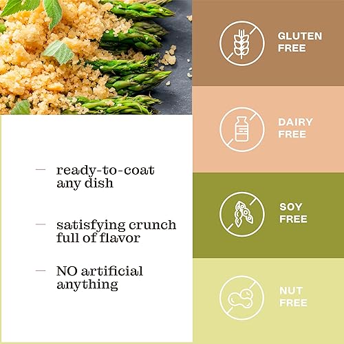 Miniatura 5 de Katz Gluten Free Paquete variado de migas de pan. Incluye migas de pan simples y migas de pan sazonadas al estilo italiano. Perfecto para