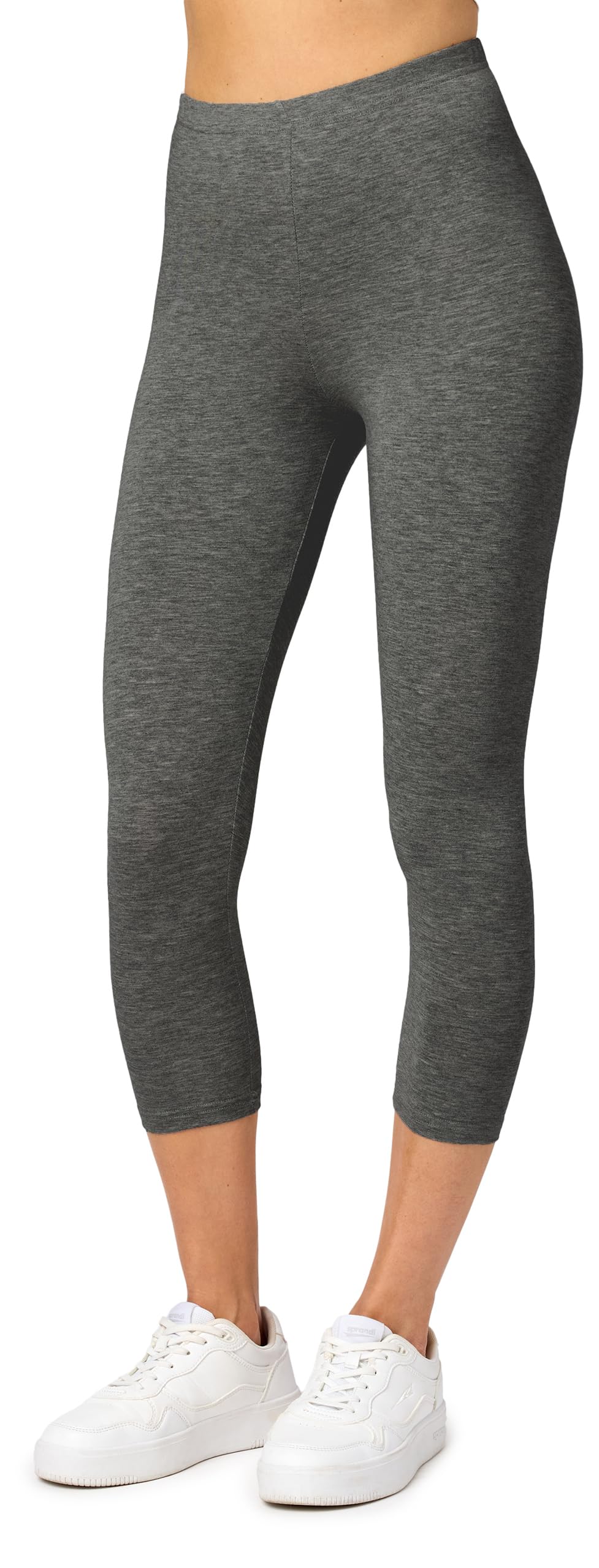 Merry Style Leggins Corti Donna 3/4 Pantaloni Capri Leggins Donna in Viscosa Traspirante, Pantaloncini Fitness Corti per Sportivi o Casual MS10-144