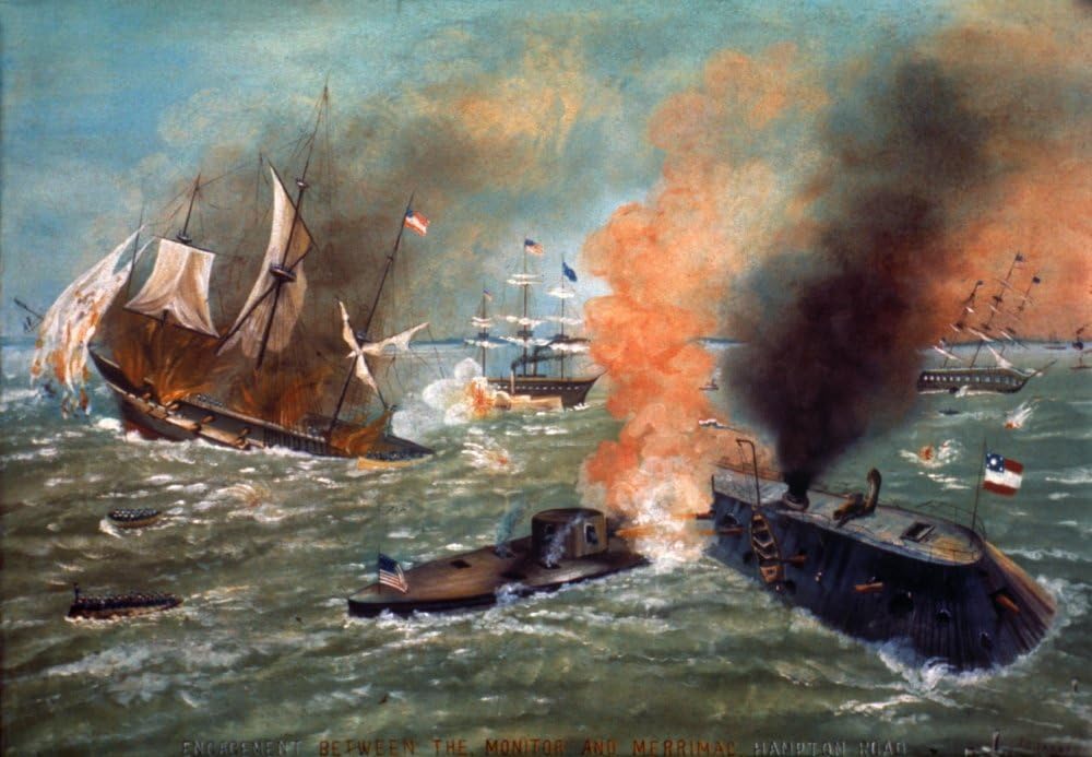 Monitor and Merrimack Nengagement Between Monitor & Merrimack March 9