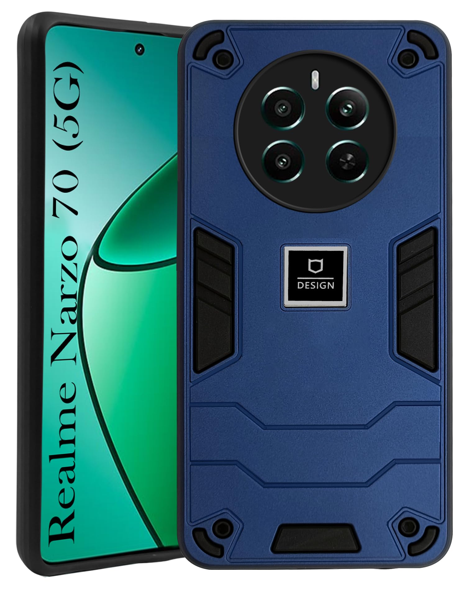 Jkobi Back Cover Case for Realme Narzo 70 5G (Lightweight Hybrid Shockproof Polycarbonate| Slim Blue) (B0D3B1Y2F7) Amazon Price History, Amazon Price Tracker
