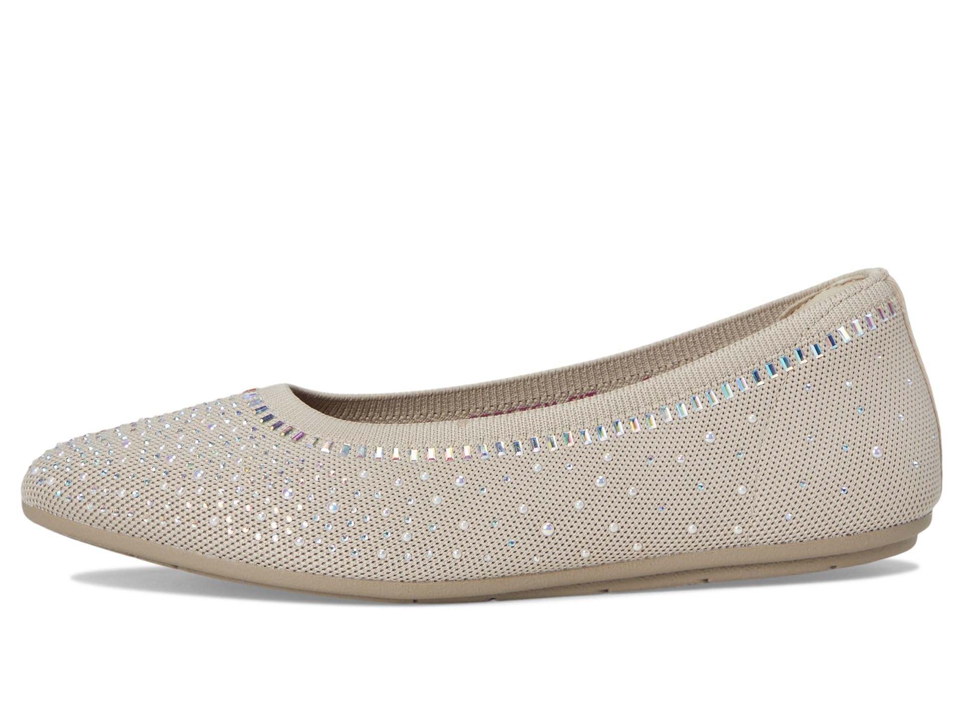 Skechers Modern Comfort Women's Cleo 2.0-Mesmerizing Nights baleriny damskie, szarobrązowy, 39 EU
