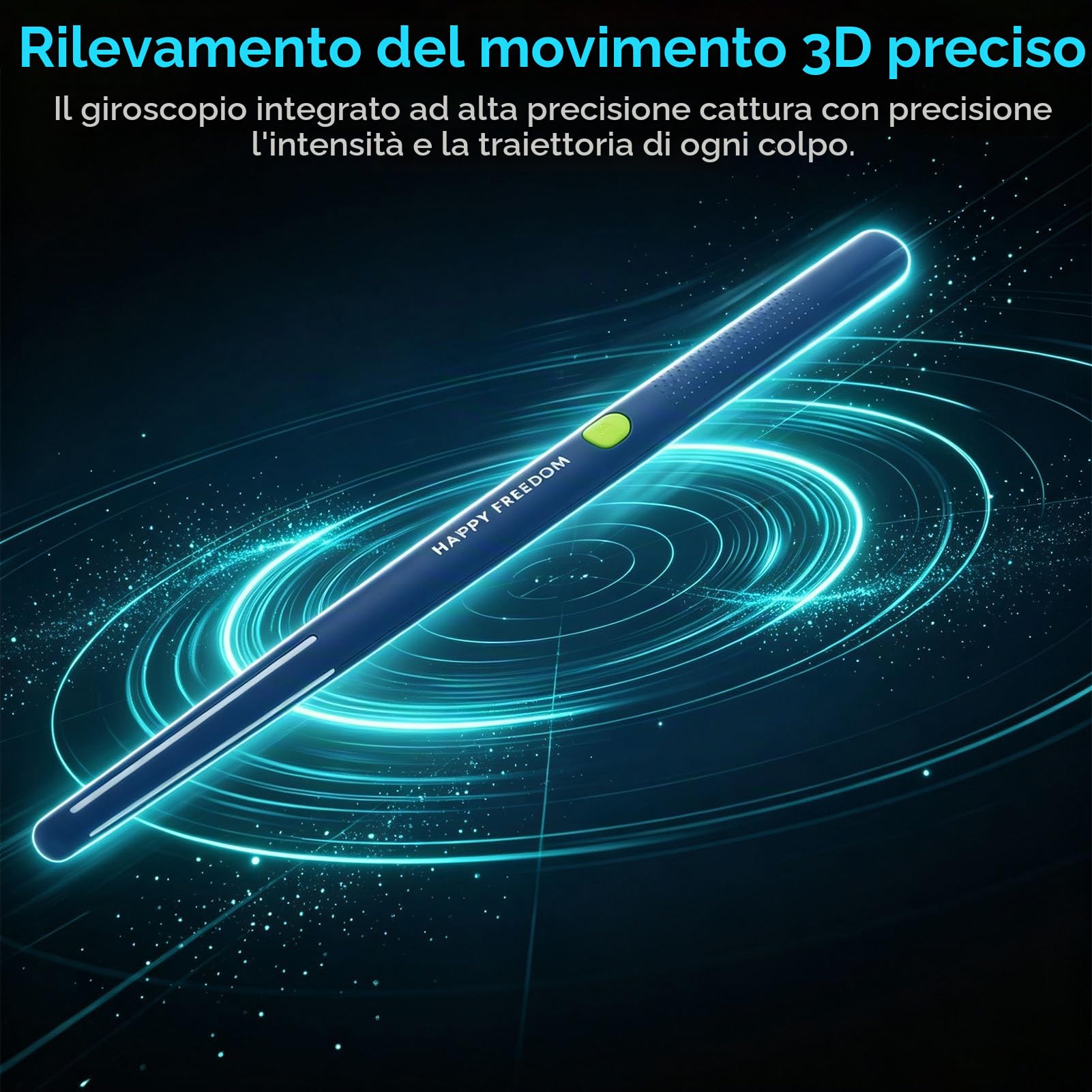Set di batteria ad aria elettrica 3D, kit di batteria ad aria portatile con rilevamento del movimento Bacchette Bluetooth Bacchette digitali con 8 suoni per adulti e bambini