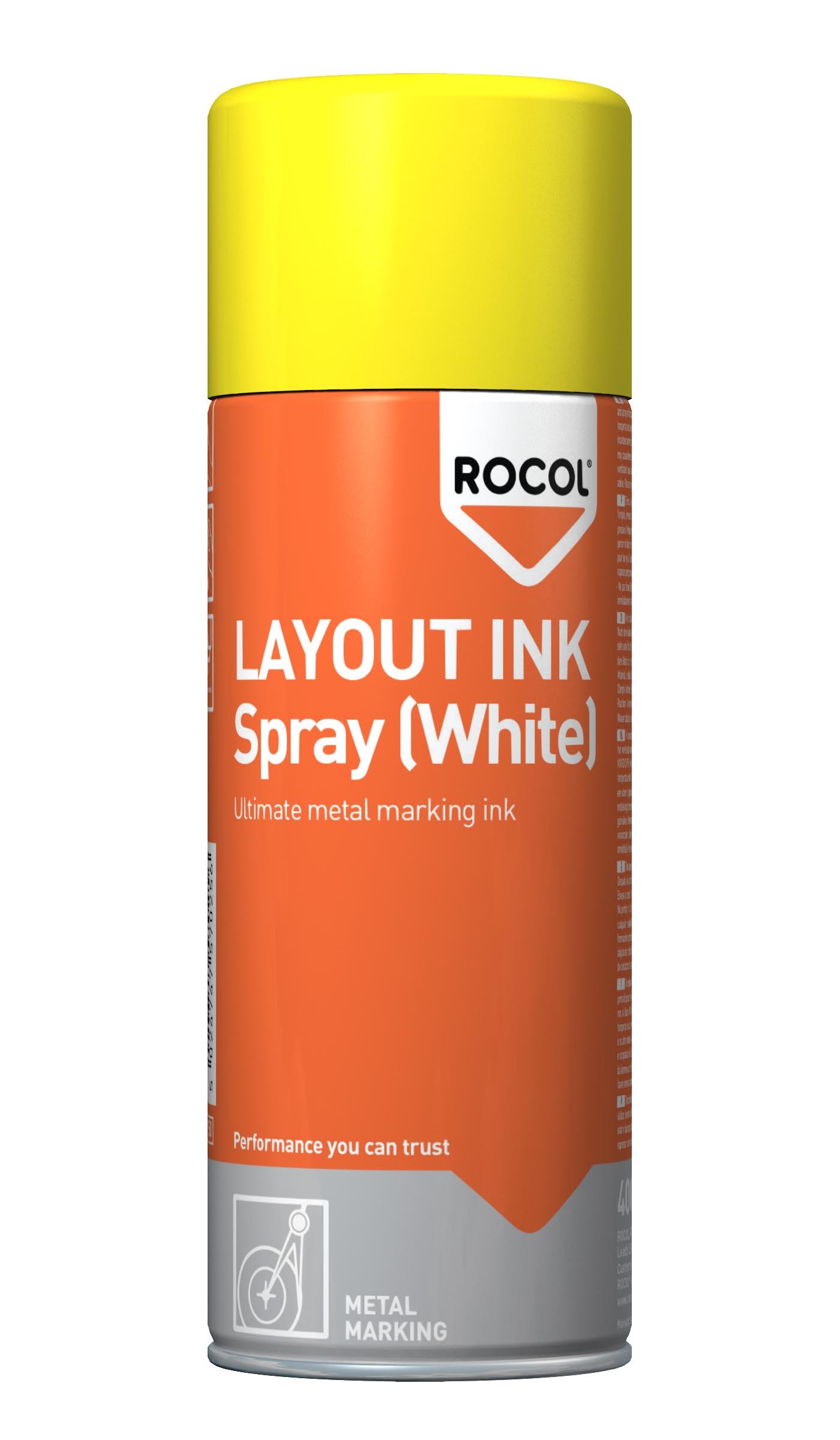 Rocol 57025 400ml Layout Ink Spray - White