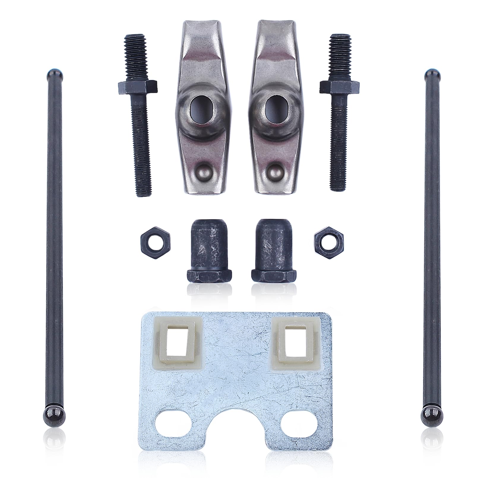 Kit de Culbuteur pour Honda GX340 GX390 11HP 13HP 188F Moteur à essence, Tige de poussée et plaque de poussée, Moteur Générateur Pompe à eau