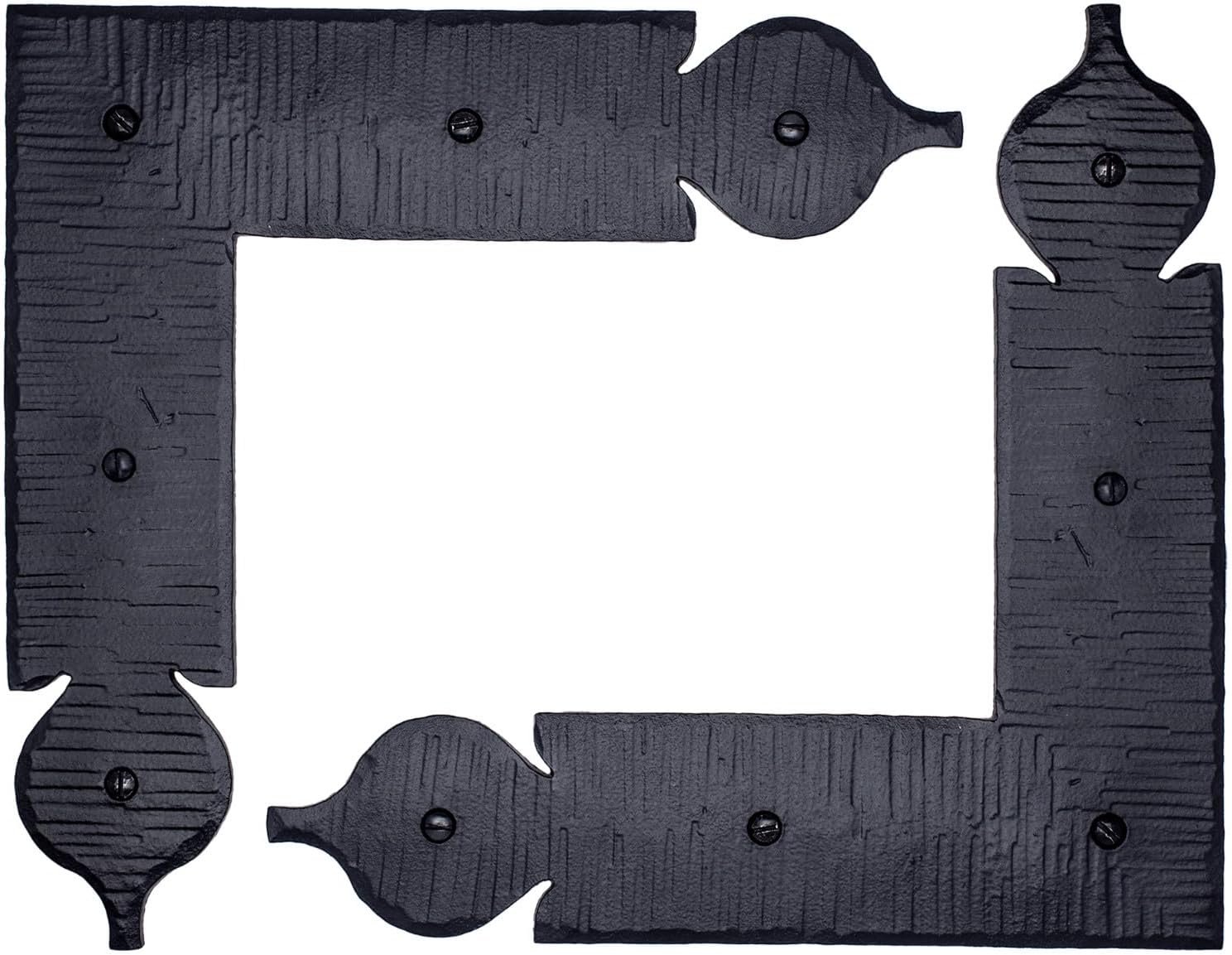 2 Pack 8.25" Decorative L Corner MLK, Rustic Spear Right Angle MLK - Pack Quantity: 4