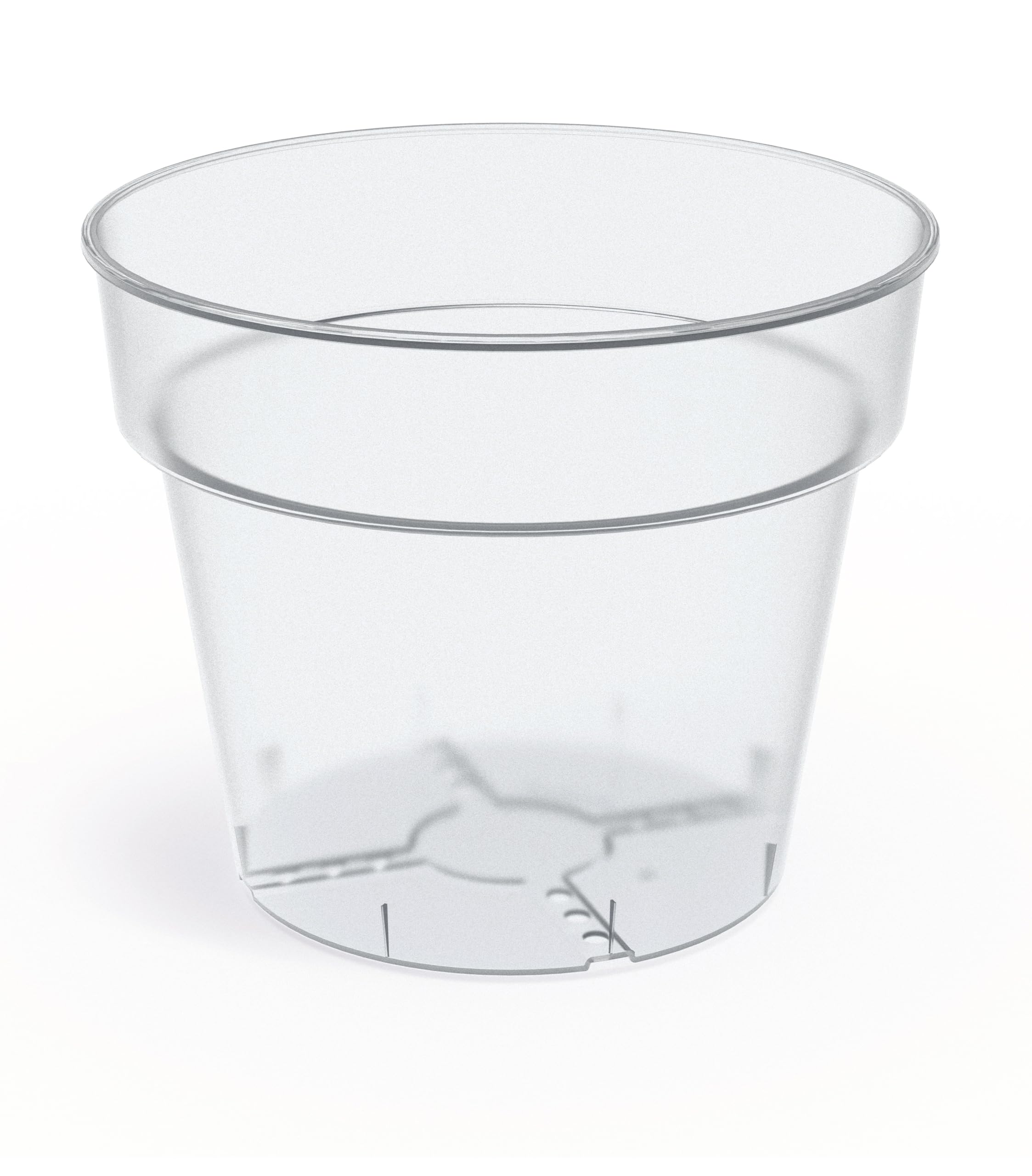 B2c Clear Plastic Planter Pot For Seedlings And Indoor Plants (16.5Cm - 2.1L)