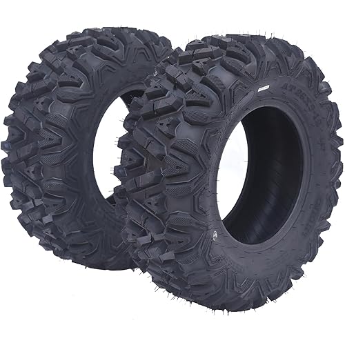 23x8-11 ATV Tires - All-Terrain, Off-Road, and Mud/Trail Tires for ATVs and UTVs, Tubeless, Set of 2