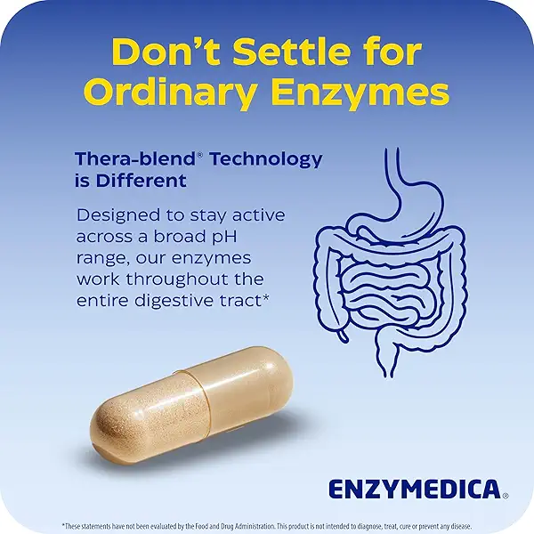 Enzymedica Digest Gold + ATPro, Maximum Strength Digestive Enzymes, Helps Digest Large Meals for Instant Bloating Relief, 45 Count 7
