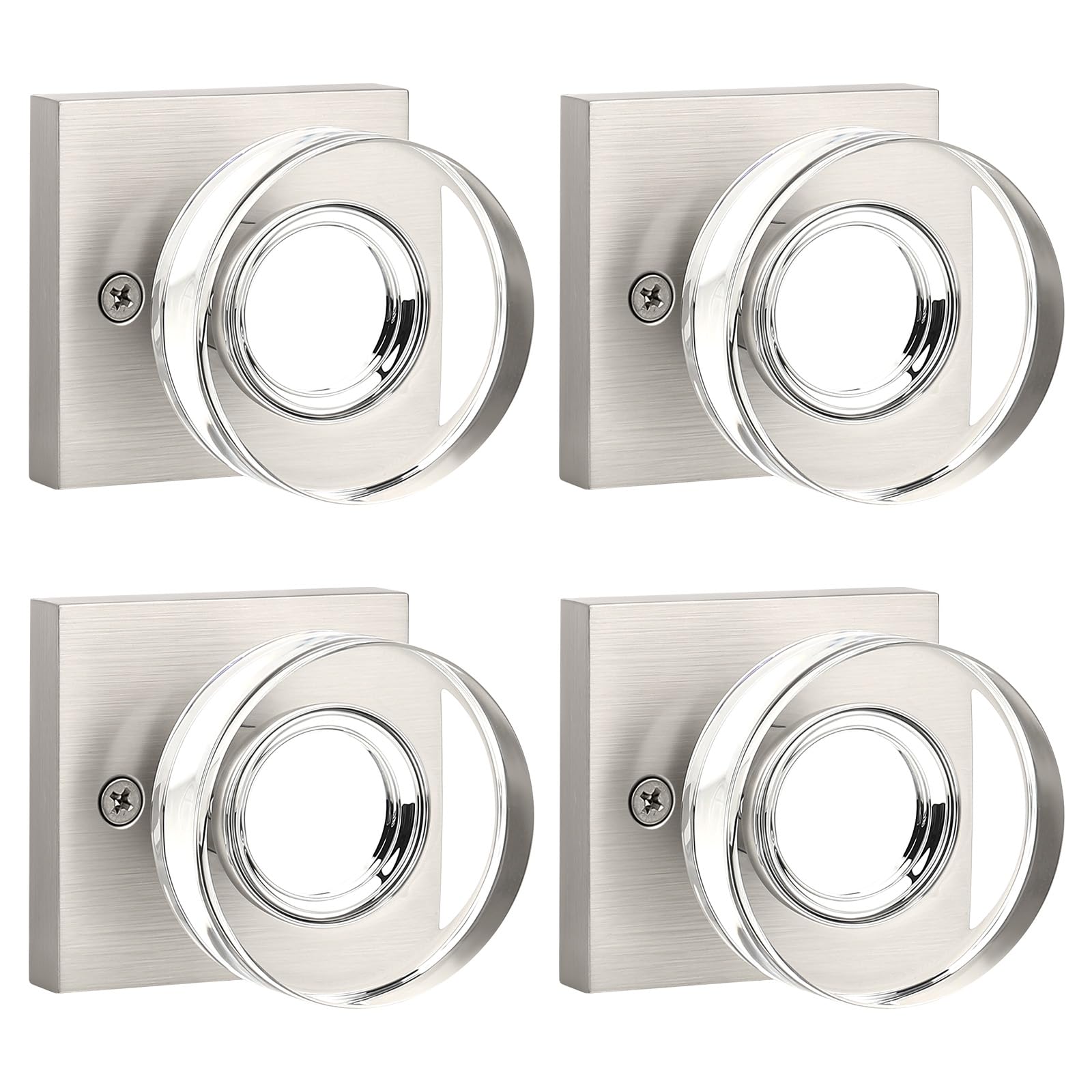 Crystal Glass Door Knobs with Lock - Privacy & Security -21 Crystal Glass Door Knobs with Lock - Privacy & Security -21