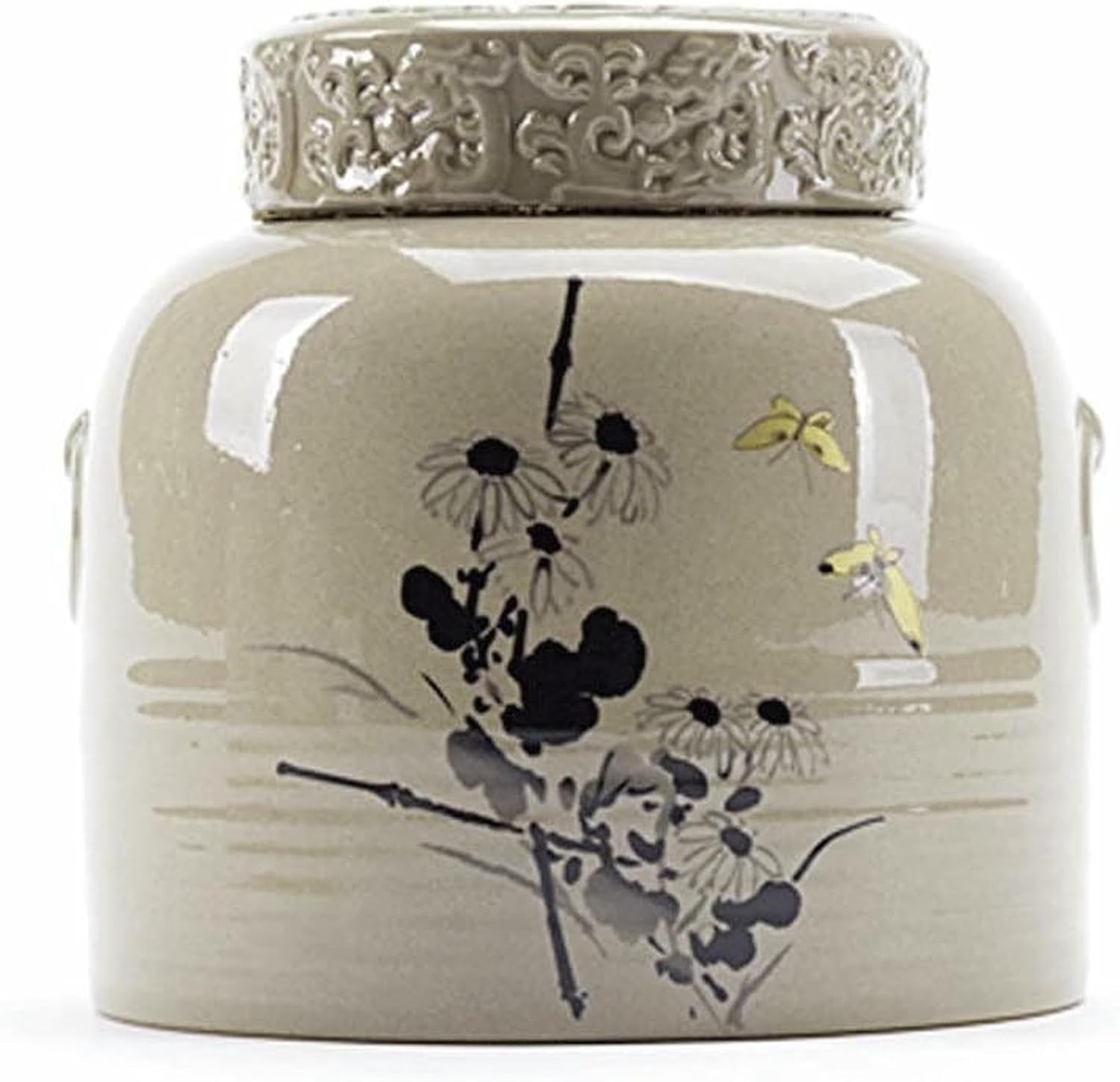 Ceramics Cremation Urns Funeral Keepsake Urns for Human Cremation Urns for Funerals Suitable Placed Commemorating The Remains of a Small Amount of Ashes Cremated