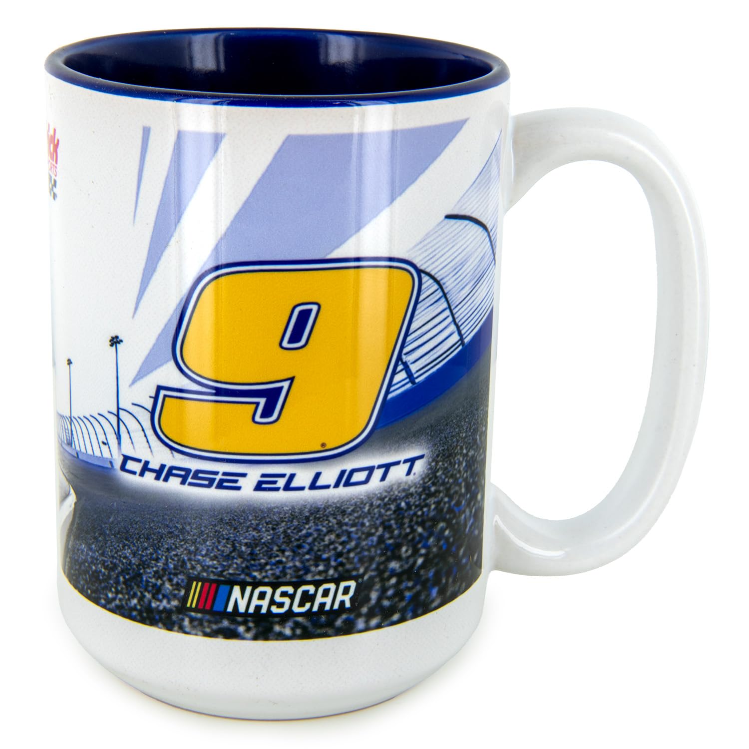 Sparta Pewter Chase Elliott 2024 NAPA Coffee Mug 15oz With Color Interior, White, CUS74489