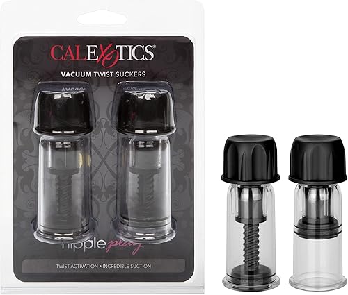 California Exotic Novelties Nipple Play - Ventosas al vacío, color negro y transparente disponible en Yaxa Colombia