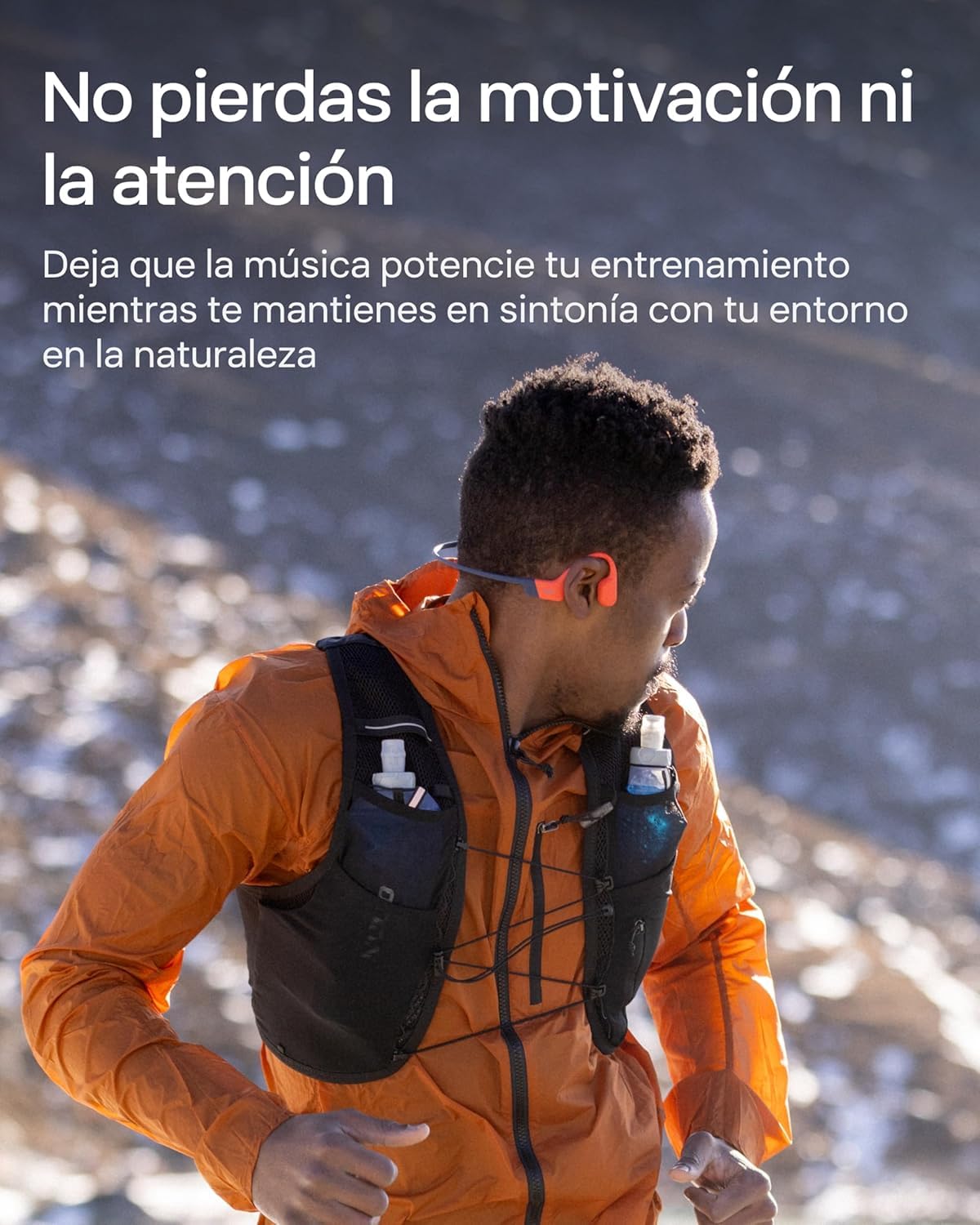 SHOKZ OpenSwim Pro Auriculares Conducción Ósea Natación Bluetooth 5.4, Gris | Impermeable IP68 | Mics con Cancelación Ruido | Carga Inalámbrica | 9H Autonomía | 32GB MP3 | Open-Ear | para Nadar Deportivo