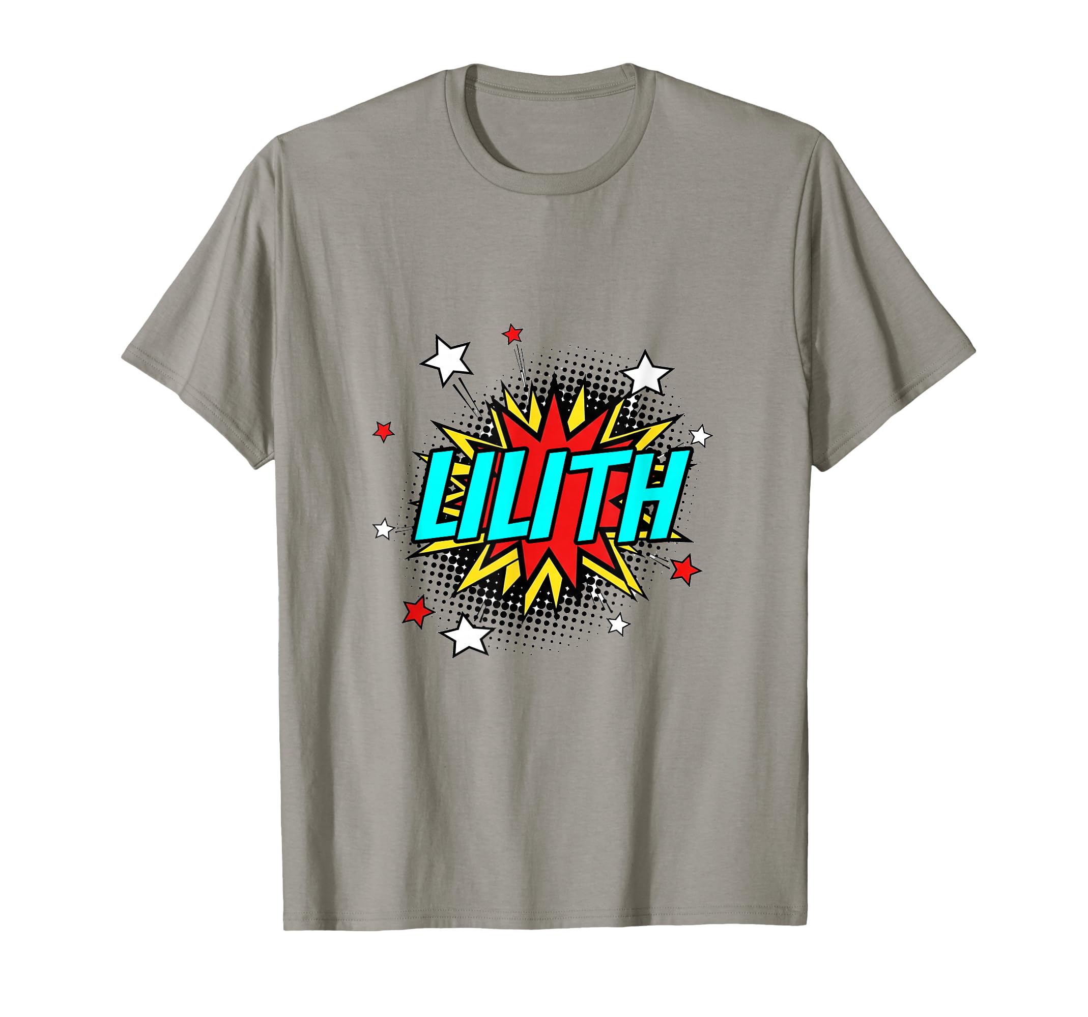 Funny Personalized Name Comic Pop Art Superhero Lilith T-Shirt