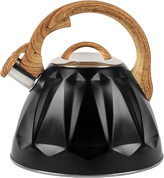 KARL HAUSMANN ALBERT Induction Kettle with Whistle Black 3 Litres