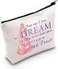 TSOTMO Fairy Tale Makeup Bag Movie Merchandise Gift Beauty Princess Zipper Pouch Gift for Princess Fans once Dream