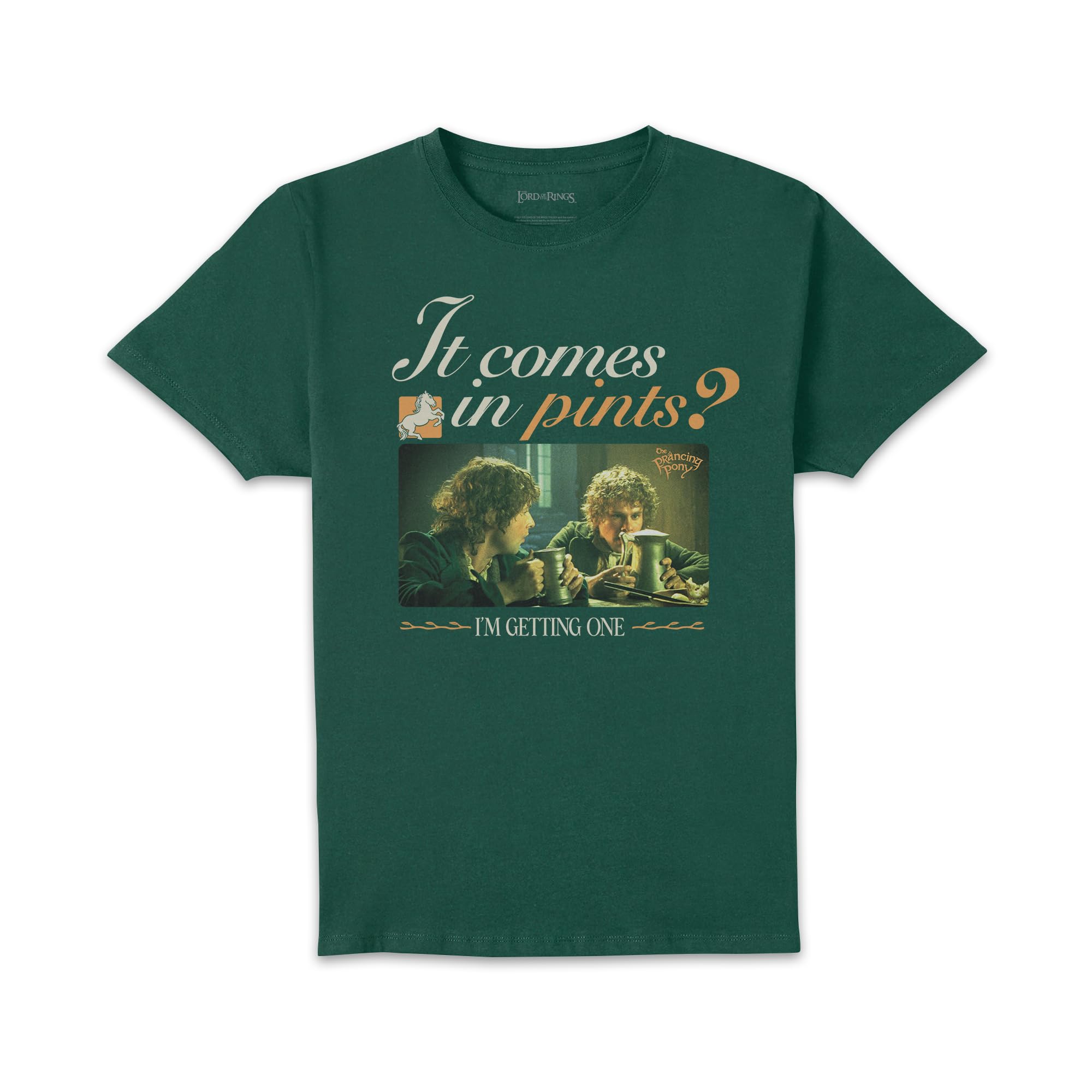 Zavvi Unisex Multi Lord Of The Rings It Comes In Pints T-Shirt - Green Xxl