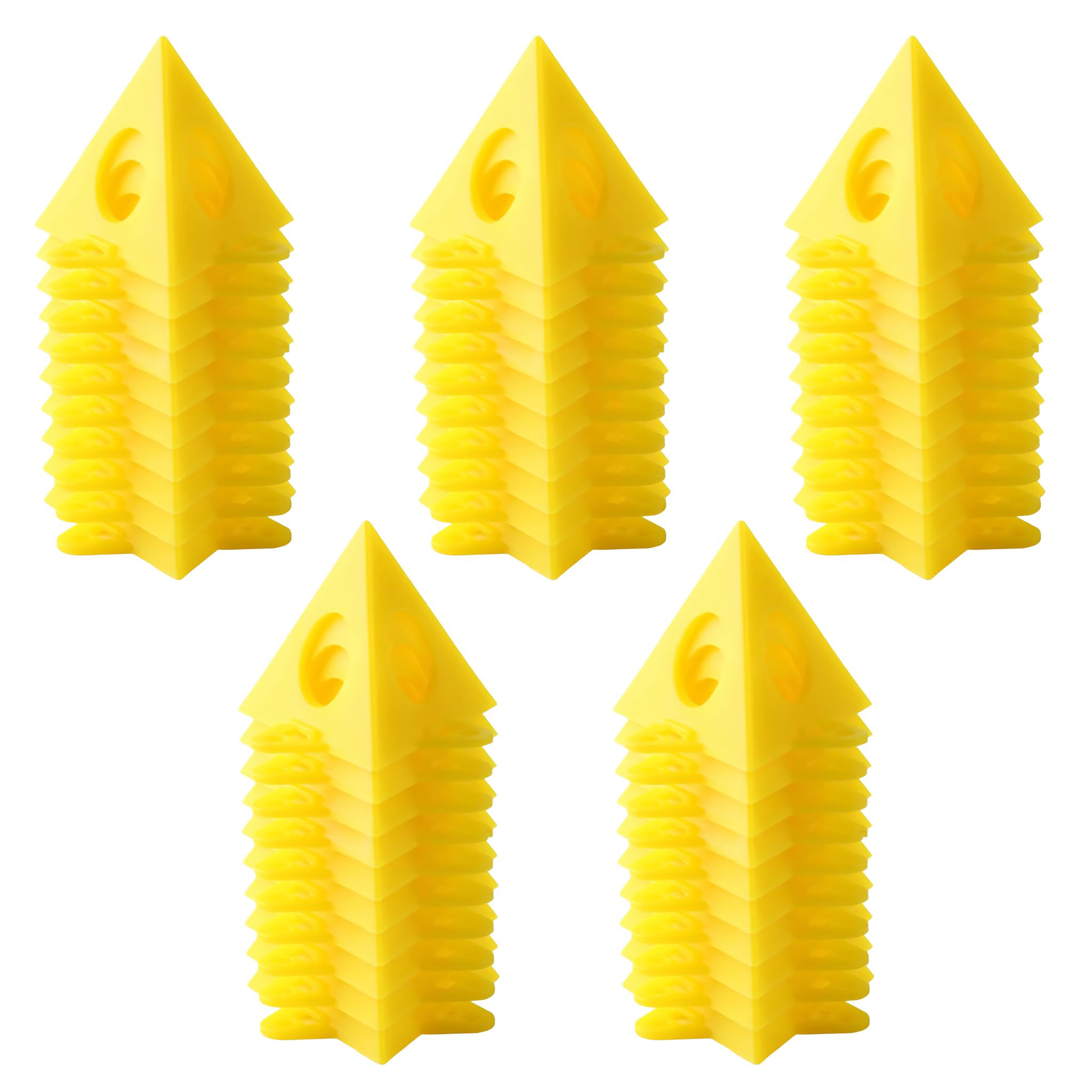 Supporti Piramide Pittura 50 Pezzi Coni Gialli Triangle Stands Alzate per Porte Armadio Tela Perforata Mobili