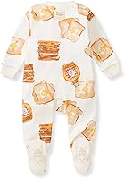 Vista 244 de Burt's Bees Baby - Pijama de una pieza para bebé, mameluco para dormir y jugar, algodón 100% orgánico, cremallera frontal Guitarra acústica.