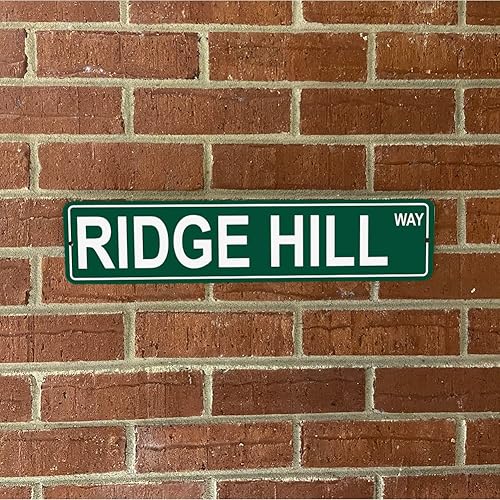 Vista 207 de Ohio Mountains Pick Your Mountain Compatible/repuesto para Ballards Hill United States Mountain Aluminio Metal Tin Street Sign Style decoración
