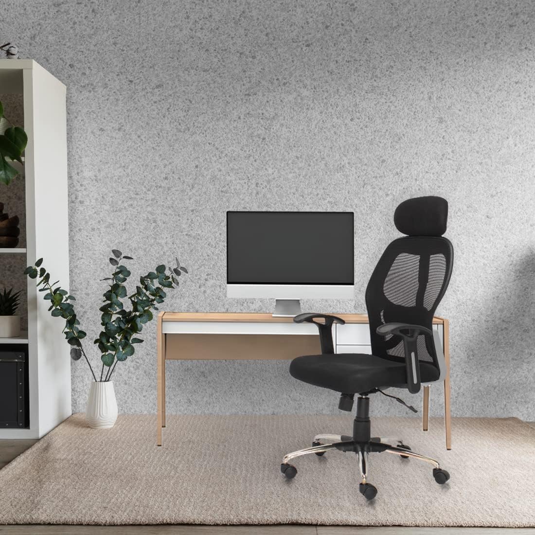 SEATOS Matrix High Back Revolving Chair/Fix Seat/Mesh